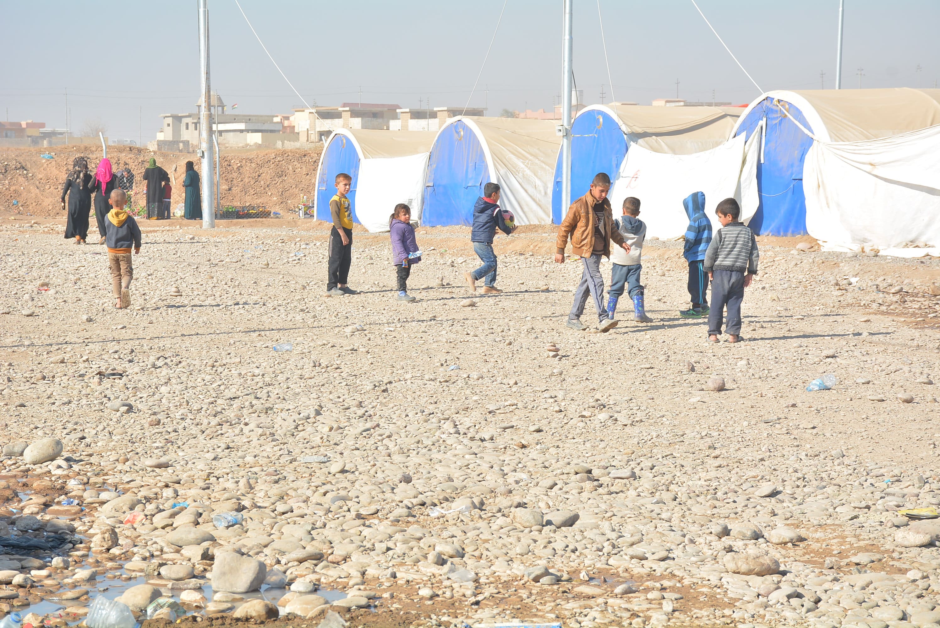 Iraqi IDP children in the Dibaga Camp, southwest of Erbil Province, Kurdistan Region. (Photo: Fryad Nanakali)